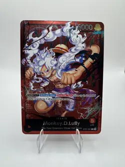 Monkey.D.Luffy ST21-001 ONE PIECE Tcg Card Game NM RED Leader - Image 1