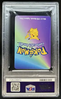 1998 Pokemon KFC Mini Card Game Pikachu #25 PSA 10 GEM MINT - Image 2