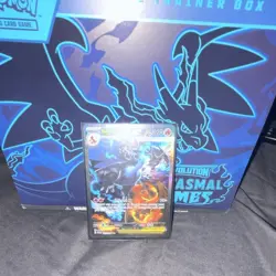 Pokemon Mega Charizard X EX Full Art Holo Card Phantasmal Flames Set - Image 5