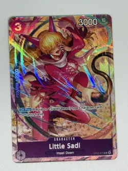Bandai One Piece Card Game Little Sadi OP02-073 Impel Down Rare Holo Character … - Image 1
