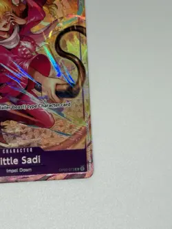 Bandai One Piece Card Game Little Sadi OP02-073 Impel Down Rare Holo Character … - Image 3