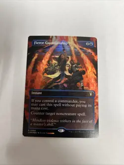 Fierce Guardianship Borderless Foil Card #0694 MTG LP - Image 1