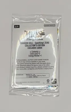 Dragon Ball Sparking! Zero Dragon Ball Fusion World Promo Cards Sealed (one set) - Image 1