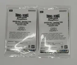 Dragon Ball Sparking! Zero Dragon Ball Fusion World Promo Cards Sealed (one set) - Image 3