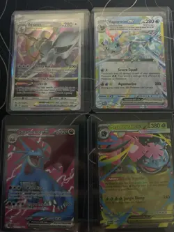 Pokemon Cards Lot Of 4, Full Art, Holo, EX, Promo. Ships Out Fast Mega Evolution - Image 1
