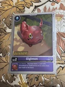 Digimon Card Game Gigimon Store Tournament 2025 Vol.2 Winner P-177 - Image 1