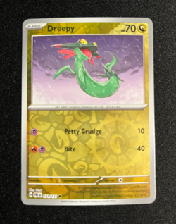 Dreepy 071/131 Common Reverse Holo Prismatic Revolutions Pokemon Card - Image 1