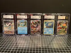 Pokemon Card Slab Lot CGC Graded Cards Lot Of 5 - Image 1
