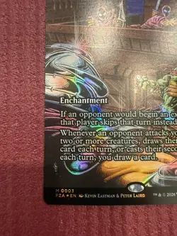 TMNT Trouble in Pairs M 0003 Foil Enchantment White MTG 2026 Card- NM- grader! - Image 5