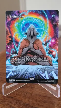 Brainstorm (Borderless) - MTG: Teenage Mutant TNMT - SHIPS NOW! - Image 1