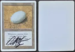Signed MtG Magic Dan Frazier Artist Proof _ Revised _ DINGUS EGG _ VHTF 1/100! - Image 1