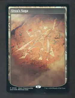 2024 MTG SCH EN Store Championship Promo #0029 Urza's Saga Foil - Image 1