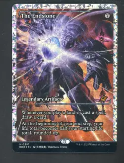 2025 Magic The Gathering Edge of Eternities Fracture Foil #0391 The Endstone - Image 1