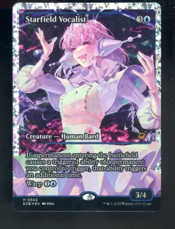 2025 MTG Edge of Eternities Fracture Foil #0385 Starfield Vocalist - Image 1