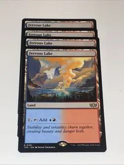 MTG - 4 x Ferrous Lake - Tarkir: Dragonstorm - Playset 4x x4 - Image 1