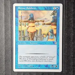 Straw Soldiers #54 Portal Three Kingdoms WOTC MtG PTK P3K LP English (2/3) - Image 1