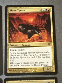 Blood Tyrant X4 Mtg Conflux Ex Cond See Pics Front/Back English - Image 3
