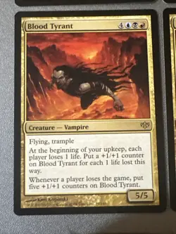 Blood Tyrant X4 Mtg Conflux Ex Cond See Pics Front/Back English - Image 5