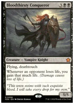 Foundations #58 Bloodthirsty Conqueror - Image 1