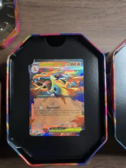 Pokemon Mega Charizard X & Y EX Tins And Promos- Opened No Packs. - Image 2