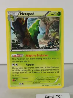 Metapod - Flashfire - 2/106 - Pokemon TCG - Uncommon - Image 3