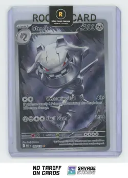 2025 Pokemon Mega Evolution Steelix #150/132 Illustration Rare - Image 1