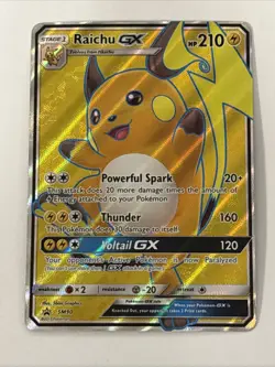 Raichu GX SM90 Sm Holo Pokemon TCG LP - Image 1
