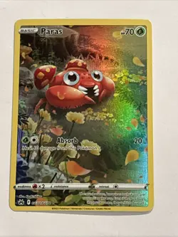 Paras GG32/GG70 Crown Zenith: Galarian Gallery Holo Pokemon TCG NM - Image 1