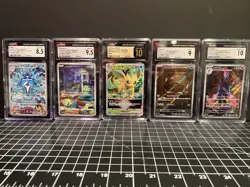 Pokemon Card Slab Lot CGC Graded Cards Lot Of 5 NICE!!! - Image 1
