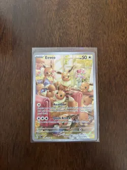 Eevee 188/167 Pokemon Twilight Masquerade Illustration Rare Near Mint (NM) - Image 1