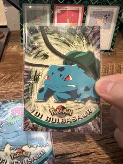 Pokemon Bulbasaur #01 Ivysaur #02 Venusaur #03 1999 Topps TV Series 1 Blue Label - Image 2