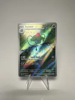 Pokemon 151 Ivysaur Full Art Illustration Rare Holo #167/165 SV151 TCG - Image 1
