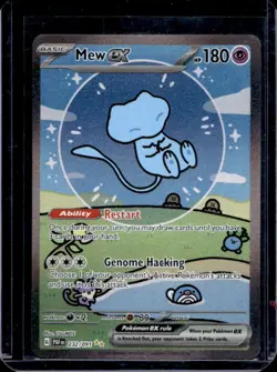 2024 Pokemon Paldean Fates Mew ex Special Illustration Rare #232/091 - Image 1