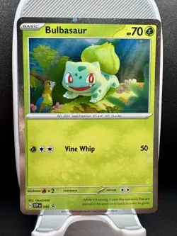 Bulbasaur Cosmos Holo SVP 046 (NM) Scarlet & Violet Black Star Promo Pokemon TCG - Image 1