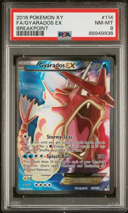 Gyarados EX 114/122 Breakpoint Pokemon PSA 8 - Image 1