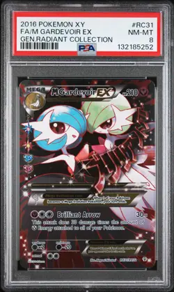 Fa/M Gardevoir Ex Pokemon Xy Generations Radiant Collection RC31 NM PSA 8 - Image 1
