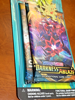 Pokemon ~ SWSH Darkness Ablaze + Sun & Moon Blister Pack w Tyranitar Pin - NEW - Image 2