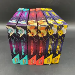 Lot of (6) Pokemon TCG Jolteon Flareon Vaporeon VMAX Premium Collection Boxes - Image 3