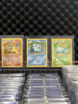 Pokemon TCG Base Set First Edition Holo Charizard Blastoise Venusaur Lot Wizards - Image 1