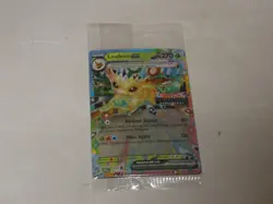 Pokemon Prismatic Evolutions #006 Leafeon EX Surprise Box Stamped Promo Sealed - Image 1