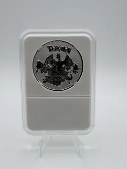 Pokemon Blastoise & Charizard Embossed Metal Commemorative Coin Set (2) - Image 2