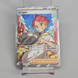 Pokemon TCG Trainer Crispin 164/142 EN SCR Stellar Crown Ultra Rare NM Holo - Image 1