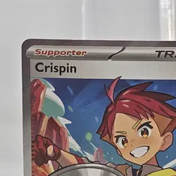 Pokemon TCG Trainer Crispin 164/142 EN SCR Stellar Crown Ultra Rare NM Holo - Image 4