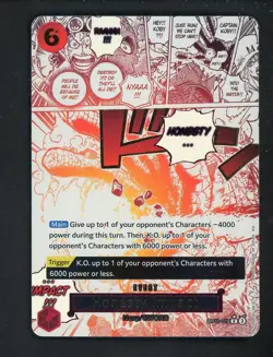 One Piece English OP11-018 Honesty Impact Manga Alternate Art Rare - Image 1