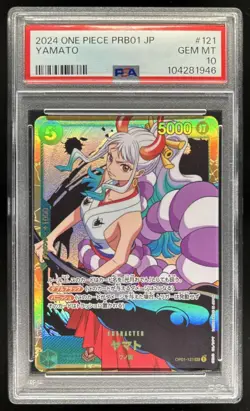 2024 One Piece Japanese Yamato Secret Rare #OP01-121 PSA 10 - Image 1