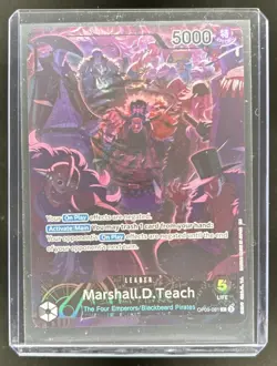 2024 One Piece Emperors in the New World Marshall.D.Teach Leader #OP09-081 - Image 1