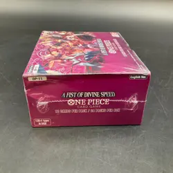 One Piece TCG OP-11 English A Fist Of Divine Speed Booster Box SEALED - Image 5