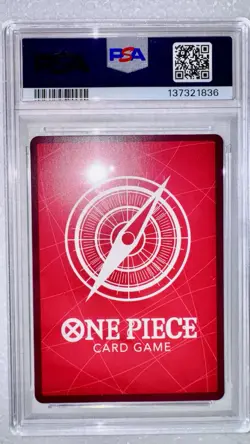 OP-01 Alternate Art #003 Monkey D Luffy Pre-Errata Wave 1 Alpha One Piece PSA 10 - Image 4