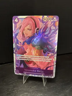 One Piece CCG Vinsmoke Reiju Super Rare Foil OP06-069 - Image 1