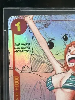2024 One Piece The Best Premium Booster Nami Manga Art R BGS 9.5 - Image 3